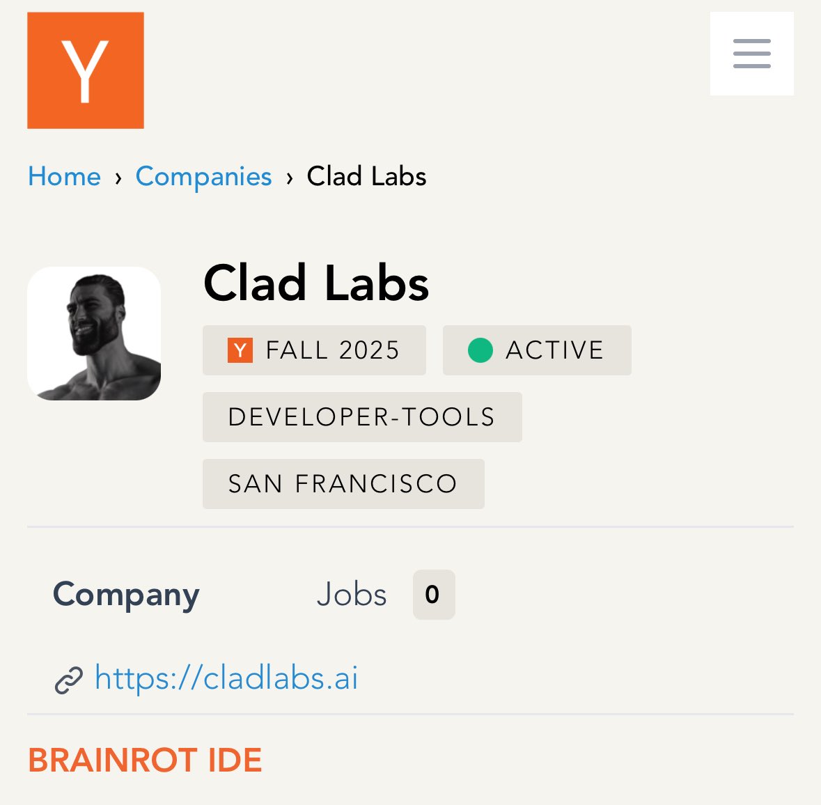 charles_maddock's tweet image. Is this genius or the downfall of YC?