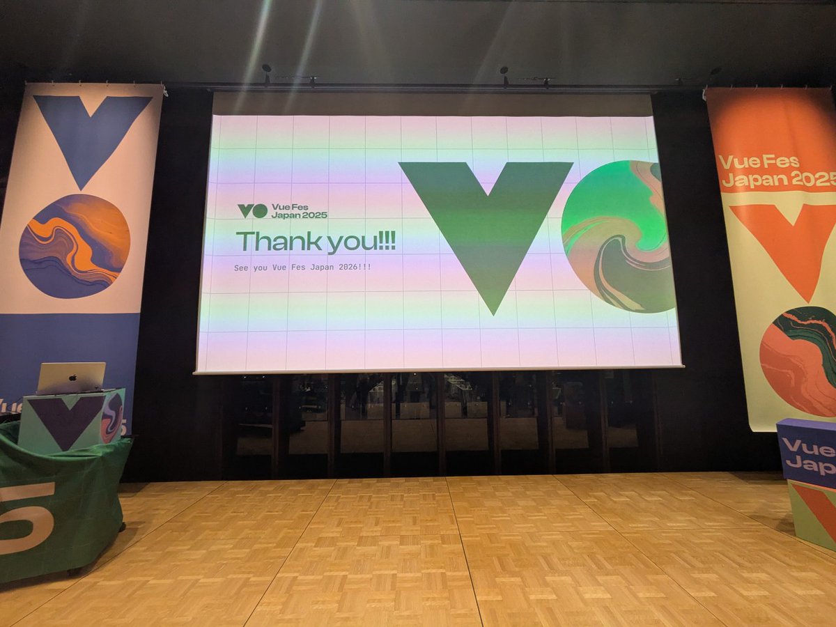 vuefes's tweet image. Thank you!
See you next year!!!
#vuefes