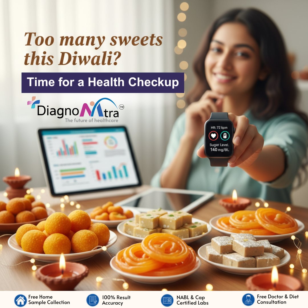 diagnomitra's tweet photo. Your health deserves as much attention as your celebrations. This Diwali, give yourself the gift of wellness. 🌿💖

✅ Book your Health Checkup today with Diagnomitra
📞 DM us on: 09990473738

Let’s make sure your post-Diwali glow isn’t just from the lights — but from good health https://t.co/mDIsAurOh4