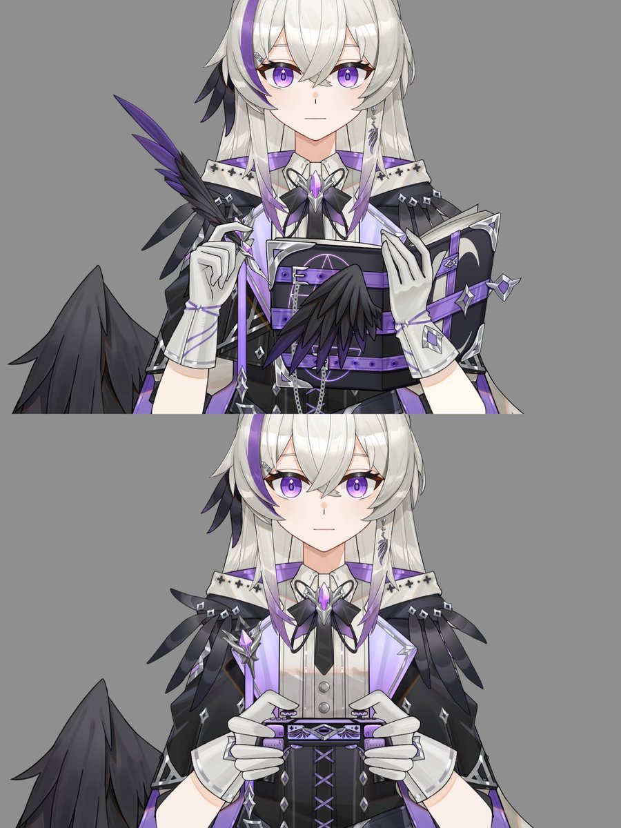 Cheese243373's tweet photo. Vup Live Stream Accessory Draft Unveiled
The request was to design a combo of a magic book ๐ฏ and a game controller accessory ๐ฎ.
Thanks for the commission!
#Vtuber #Vup #Live2D #LiveStreamAccessories #ArtCommission #MagicBook #GameController #DigitalArt #VTuberAssets https://t.co/vLVjDTdSM7