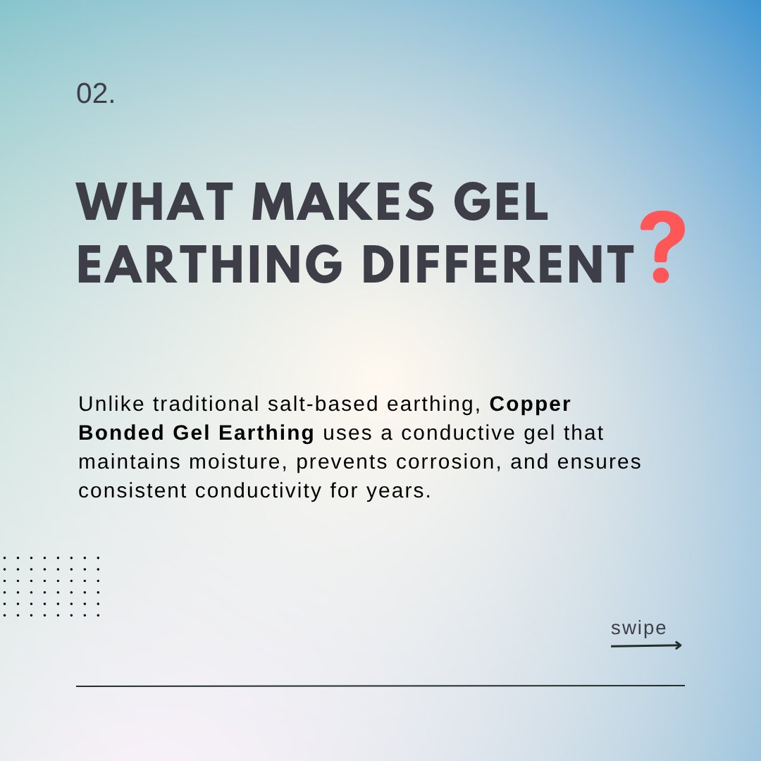 KasakuPvt's tweet image. What Makes Copper Gel Earthing the Smart Choice?
Experience unmatched conductivity, corrosion resistance, and long-lasting performance! 
Call us:- 7838756681

#KasakuElectricals #GelEarthingElectrode #EarthingSolutions #ElectricalSafety #QualityProducts #ReliableService