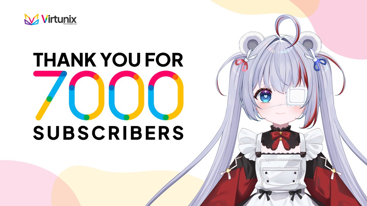 Selamat untuk Kuma Kumarine karena telah berhasil meraih 7000 subscribers di Youtube! 🎉 <a href="/kumakumarine/">Kuma Kumarine 🐻‍❄️✂️【Virtunix】</a> 

Buat kamu yang belum subscribe ke Kuma, yuk subscribe sekarang!
🔗youtube.com/@KUmaKumarine