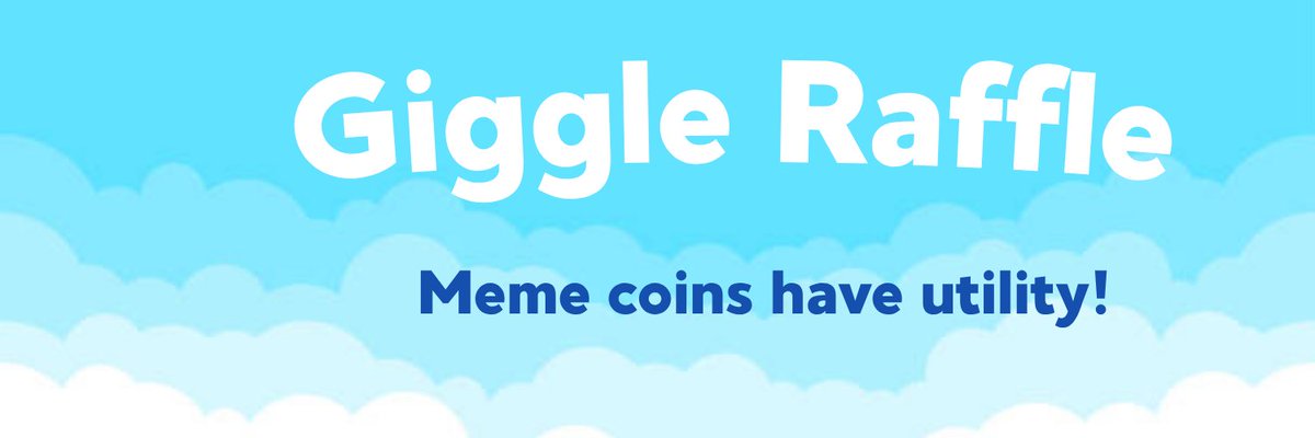 GiggleRaffle's tweet photo. @GiggleAcademy Meme coins with real utility? Yup. https://t.co/5quAzXzhpR