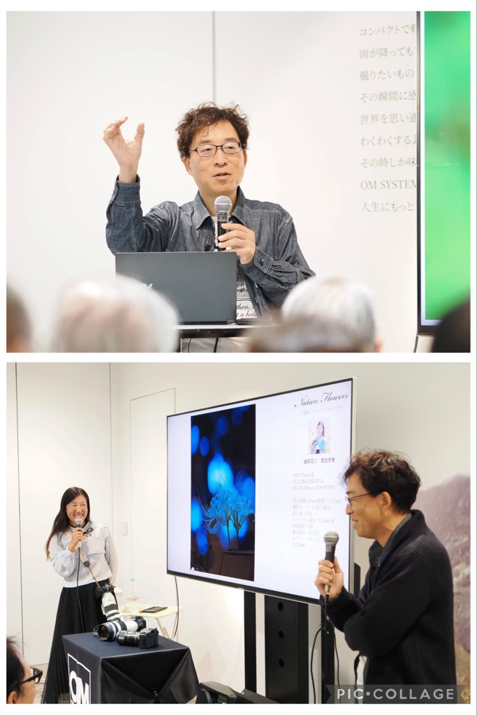 本日のトークイベント、無事終了いたしました！
お越しいただいた皆さま、ありがとうございましたm(_ _)m

拙い喋りでしたが、クロストークでは吉住さんに引っ張っていただき楽しくお話しできました(*^^*)

僕の在廊はもうありませんが、写真展は27日（月）15時まで開催しています！