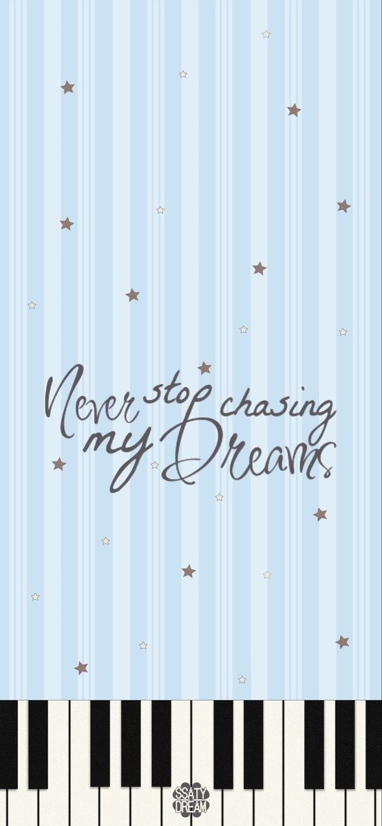 ssatydream's tweet image. pls RT before use!
[GIVEAWAY] wallpaper💌
Never stop chasing my Dreams🌟

☆personal use only!!!
*ห้ามนำไปแจกต่อ หรือใช้เชิงพาณิชย์*

#แจกwallpaper #แจกวอลเปเปอร์ #wallpaper