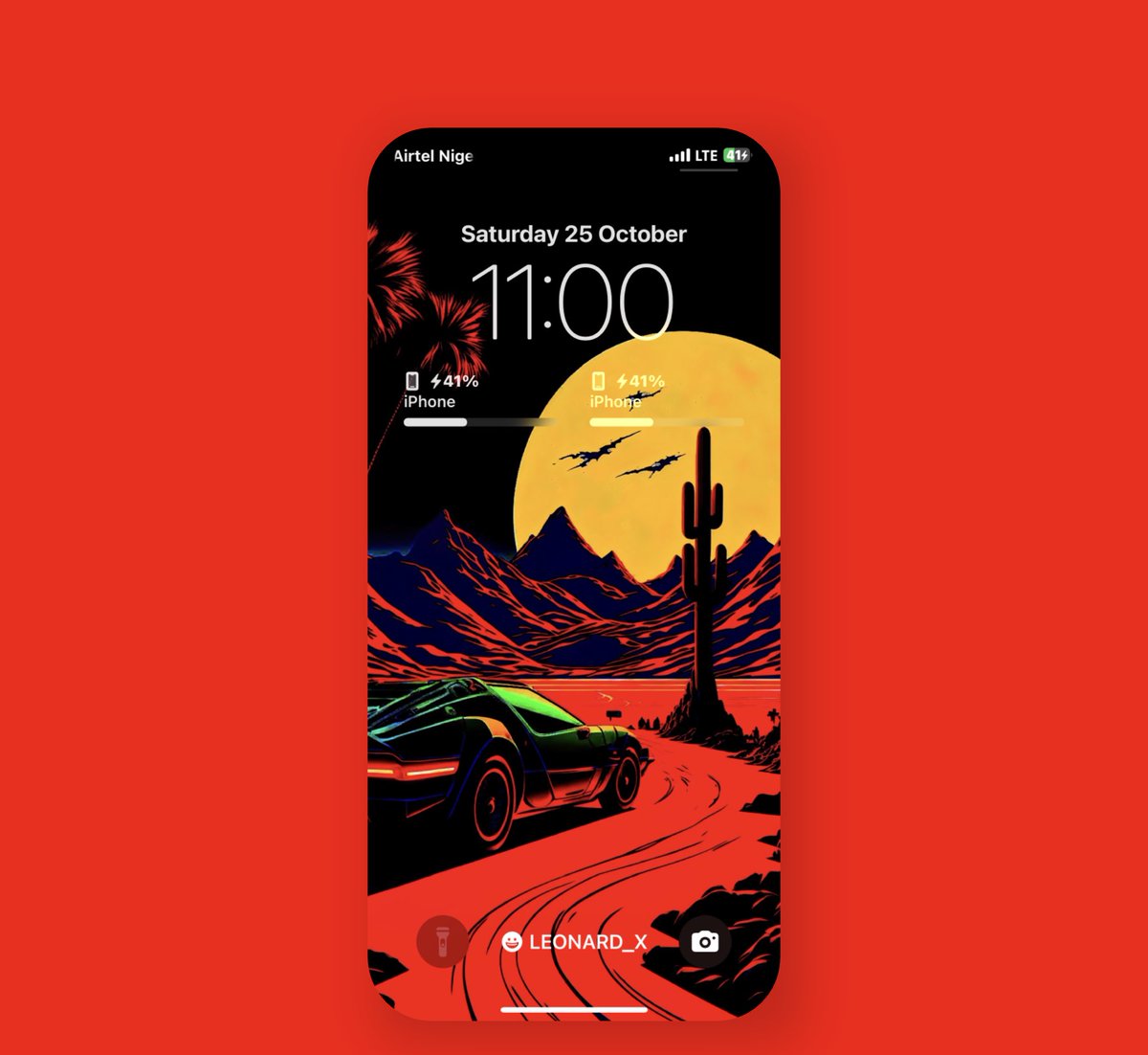 Leonard18_X's tweet image. Neon desert dash 🌵🌕 #NeonDrive #MoonVibes #CyberAesthetic