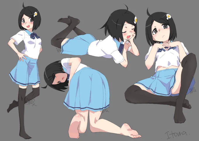 阿良々木月火つめつめ #物語シリーズ