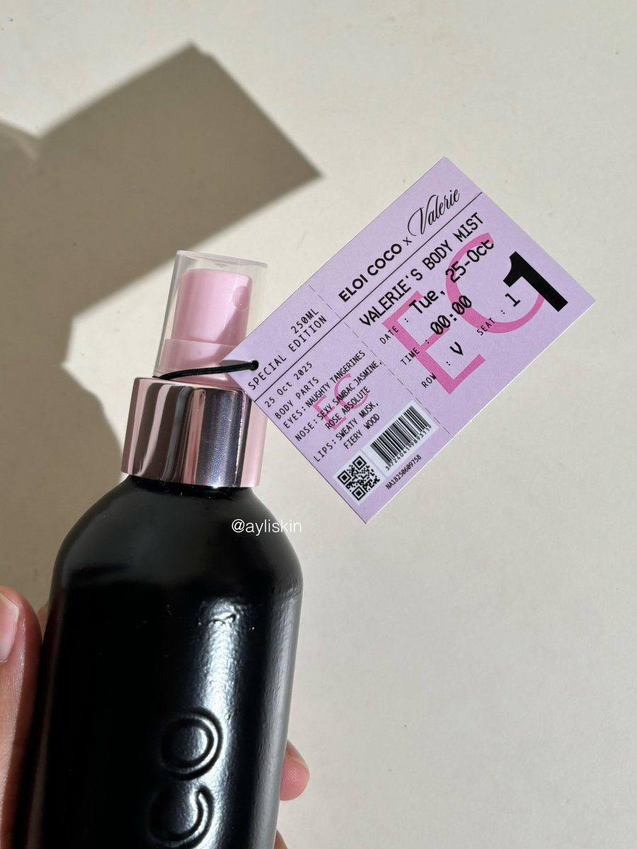 I THINK EVERYONE WILL LOVE THIS SCENT ROSE

nyangka ga kalo ini cuma BODY MIST tp rasanya kek pake PARFUM.. GOOD JOB ELOI COCO 👏🏻