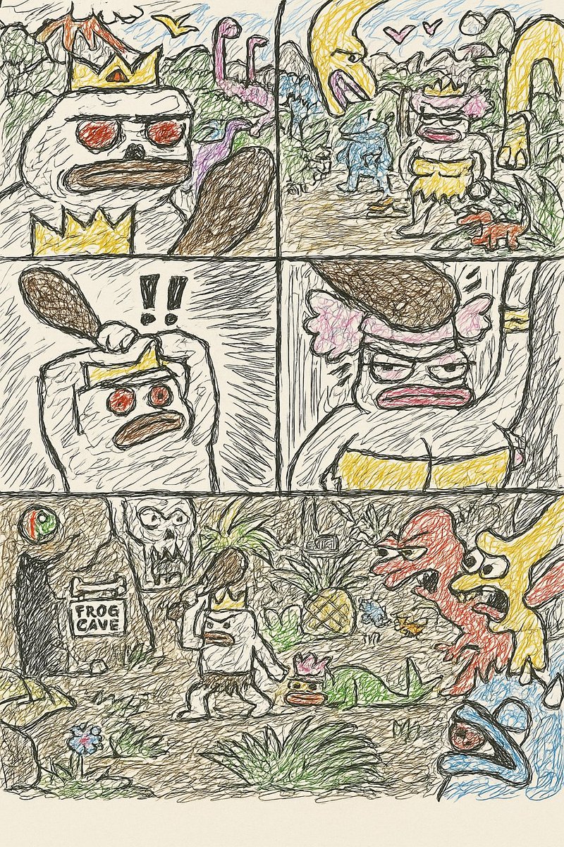 from the caves of the ancients, fine was coded 🐸