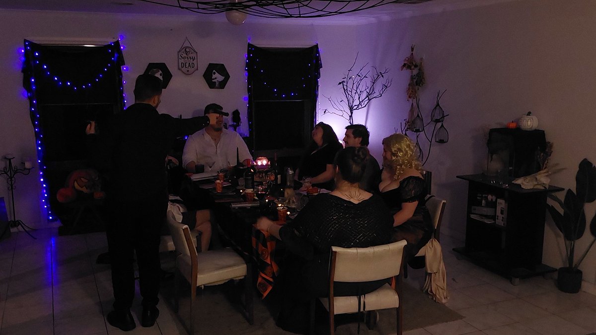 Anarch Vampire fit for bartending a Murder Mystery party. Ft. Dirty ass mirror