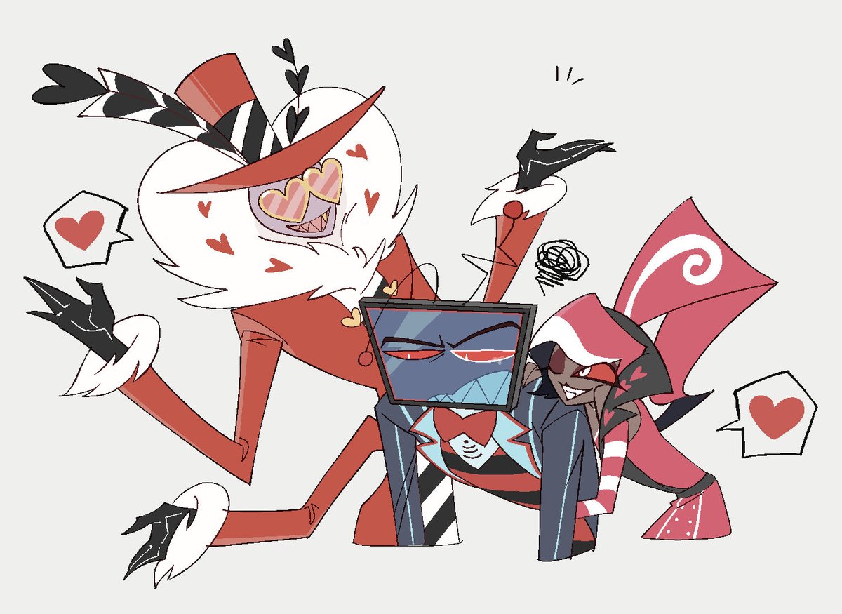 📺を励ます📱と🦋！
リク有難うございました！