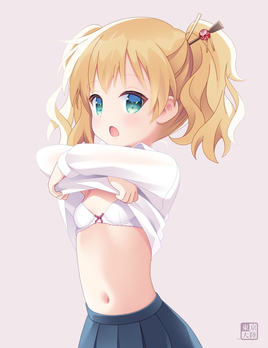 きんいろモザイクのアリスちゃんお着替え中
#京章_絵 