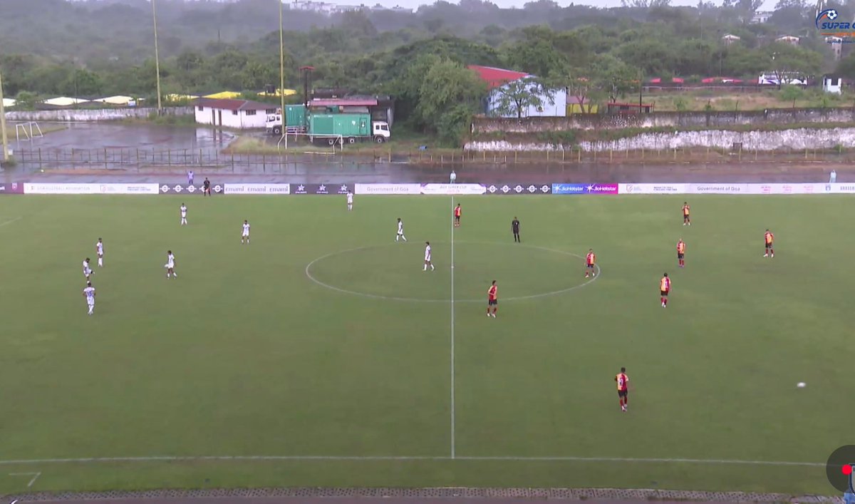 Bambolim pitch during rain (credit: Islanders Extra on X)