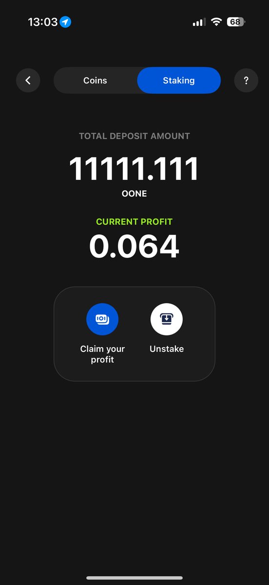 How many of #Oone do you have in your account? 😎

Every 100 km driven with <a href="/Oone_World/">OONE.WORLD</a> app in “green mode” adds 1 #Oone token to your account.
Drive safe – earn – stake.