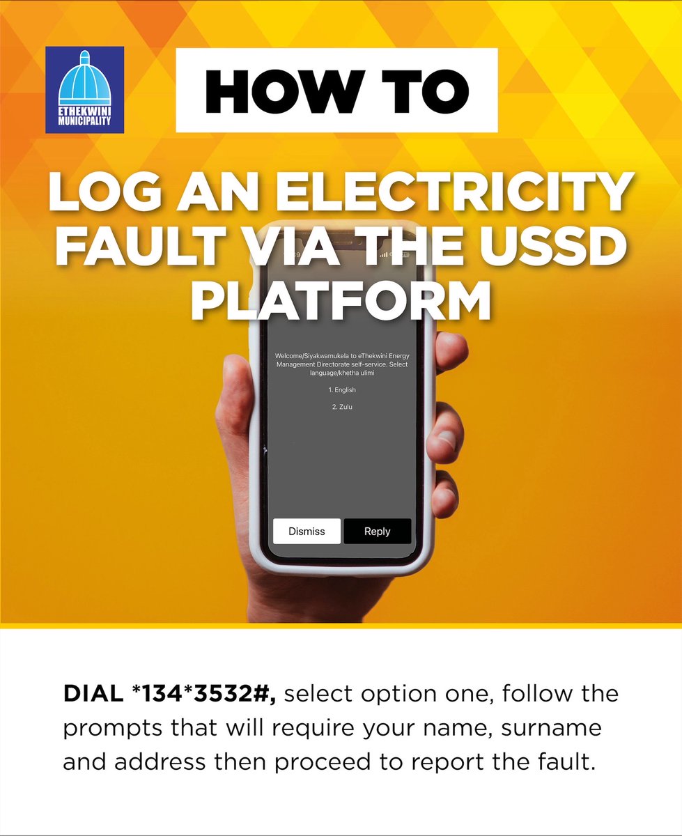 eThekwiniM's tweet image. #HowTo
#USSDPlatform