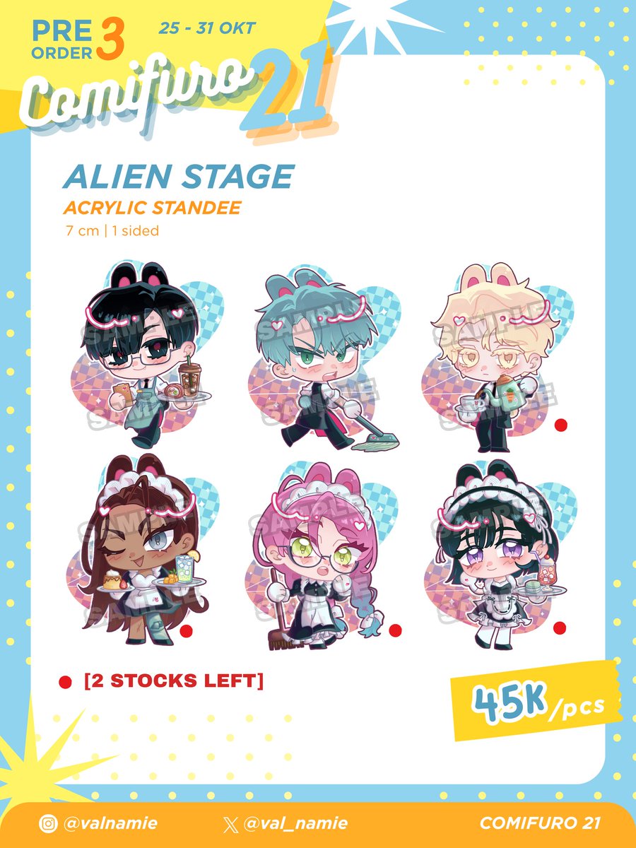 [❤️/🔁 appreciated] 
valnamie's #CF21 LAST PO,  BATCH 3

🗓️ Ends 31 Oct ‼️
🎁 Pick-up &amp; mail order
🌟 ALNST, LADS, Gundam GquuuuuuX, The Witch From Mercury, Saber FGO x HSR, Uma Musume
💌 GO pls dm first!

Full catalogue and form link below!
🔗 forms.gle/k5X7N8rKtJ3LQD…

[1/3]