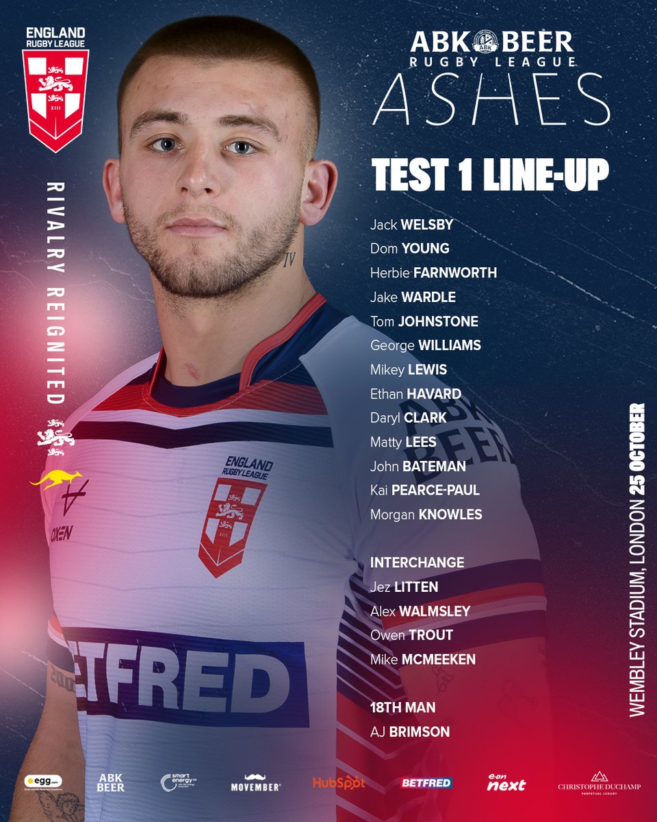 🔒 Locked in for the Opening <a href="/ABKbeer/">ABKbeer</a> Rugby League Ashes Test!

🏴󠁧󠁢󠁥󠁮󠁧󠁿 #EnglandRL
