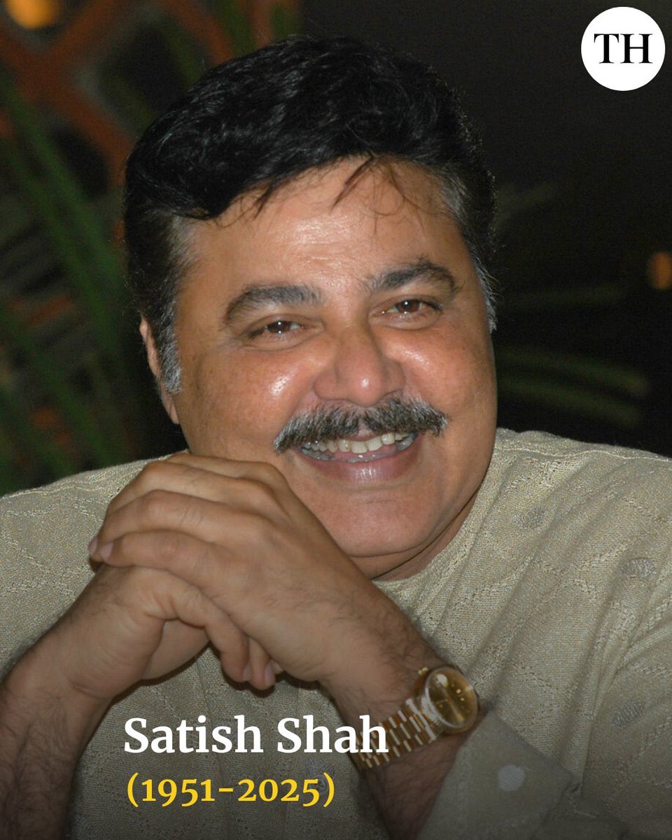 rachitkumart's tweet image. A true legend of laughter and life.
Satish Shah ji’s performances will forever bring smiles to millions. Thank you for the unforgettable characters and timeless humour. 
Om Shanti 🙏

#SatishShah