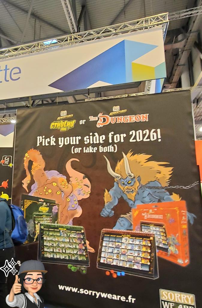 Missmerc007's tweet image. Day 3 at Essen Spiel25:  Picked up my 2026 calendar for next year. Powered up my voice with a ginger drink. And ready for another fun day to meet &amp;amp; greet and talk about games 🤗
#essen #spiel #spiel25 #boardgames #fromJapan