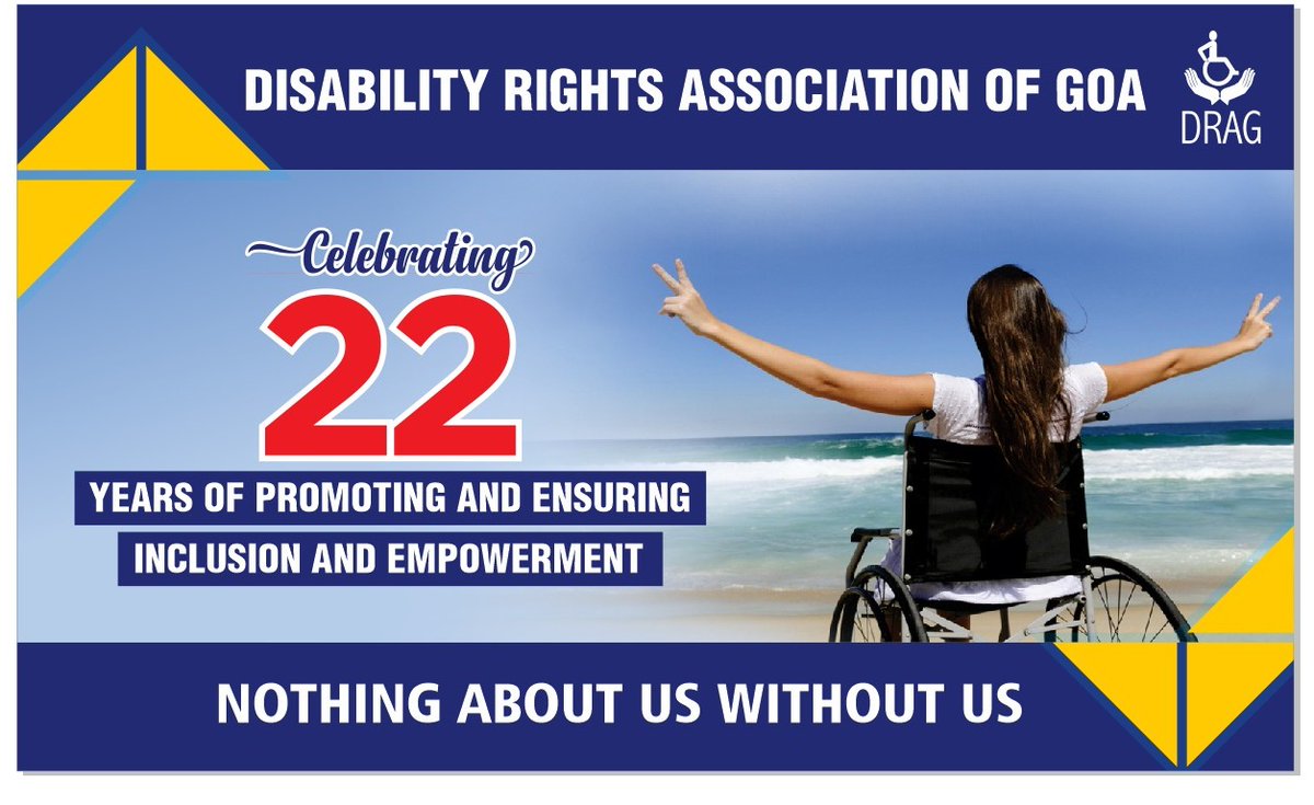 goadisability's tweet image. Thank you to all our followers. We have completed 22 years of service to persons with disability in Goa.
