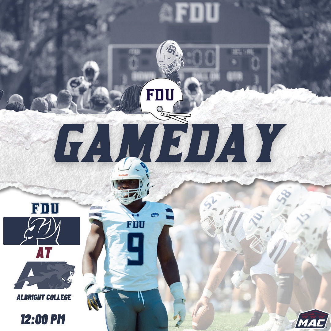 GAMEDAY.

FDU @ Albright

📅 Saturday, October 25th
📍 Reading, PA
⏰ 12 PM

#FamilyDedicatedUncommon | #HornsUp