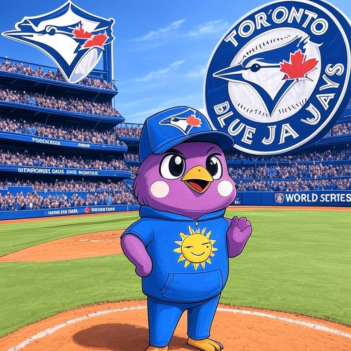 Way to go Toronto <a href="/BlueJays/">Toronto Blue Jays</a>! 💙 

Game 1 was so UNBELIEVABLE 😱 

<a href="/ABarger47/">Addison Barger</a> the first person in MLB history to PINCH-HIT a

WORLD SERIES GRAND SLAM!!! 🎉 

Can’t wait for Game 2 tonight 👀 

GO JAYS GO!