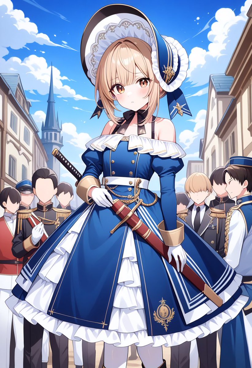 ミュウ様 お洒落で可愛いミュウミュウ セーラーカラーコットンTシャツ