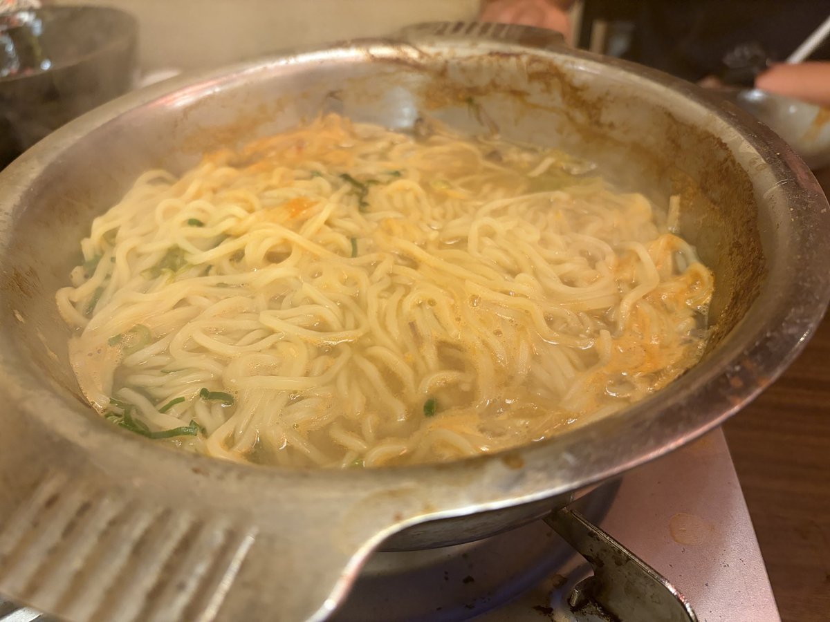 友達と海老しゃぶ🦐