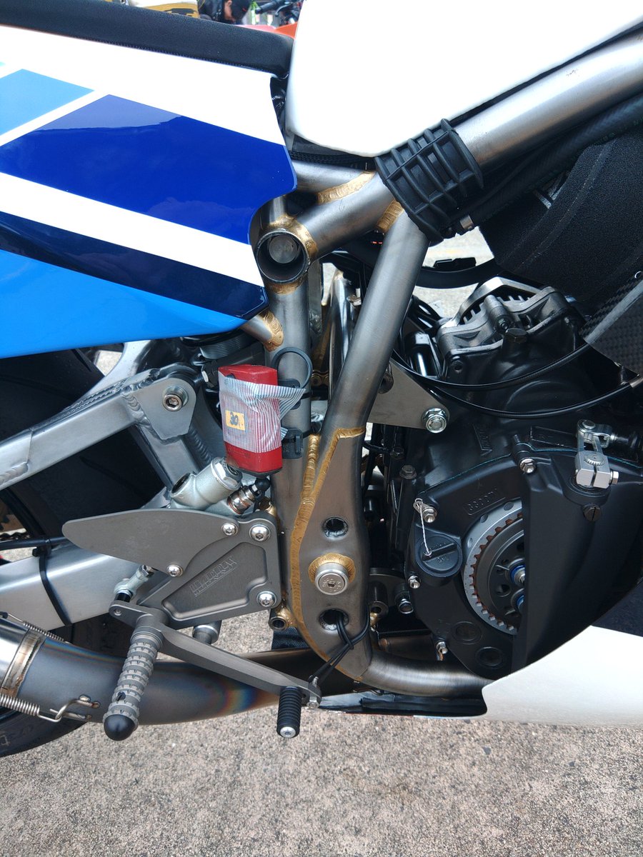 freeride_moto's tweet photo. ロウ付けが美しい油冷ハリス
#AstRIDE https://t.co/PzMzboutHn