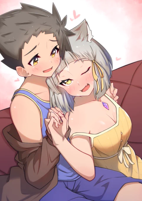 【再掲】ホムニアイチャイチャ #ゼノブレイド2 #XenobladeChronicles2