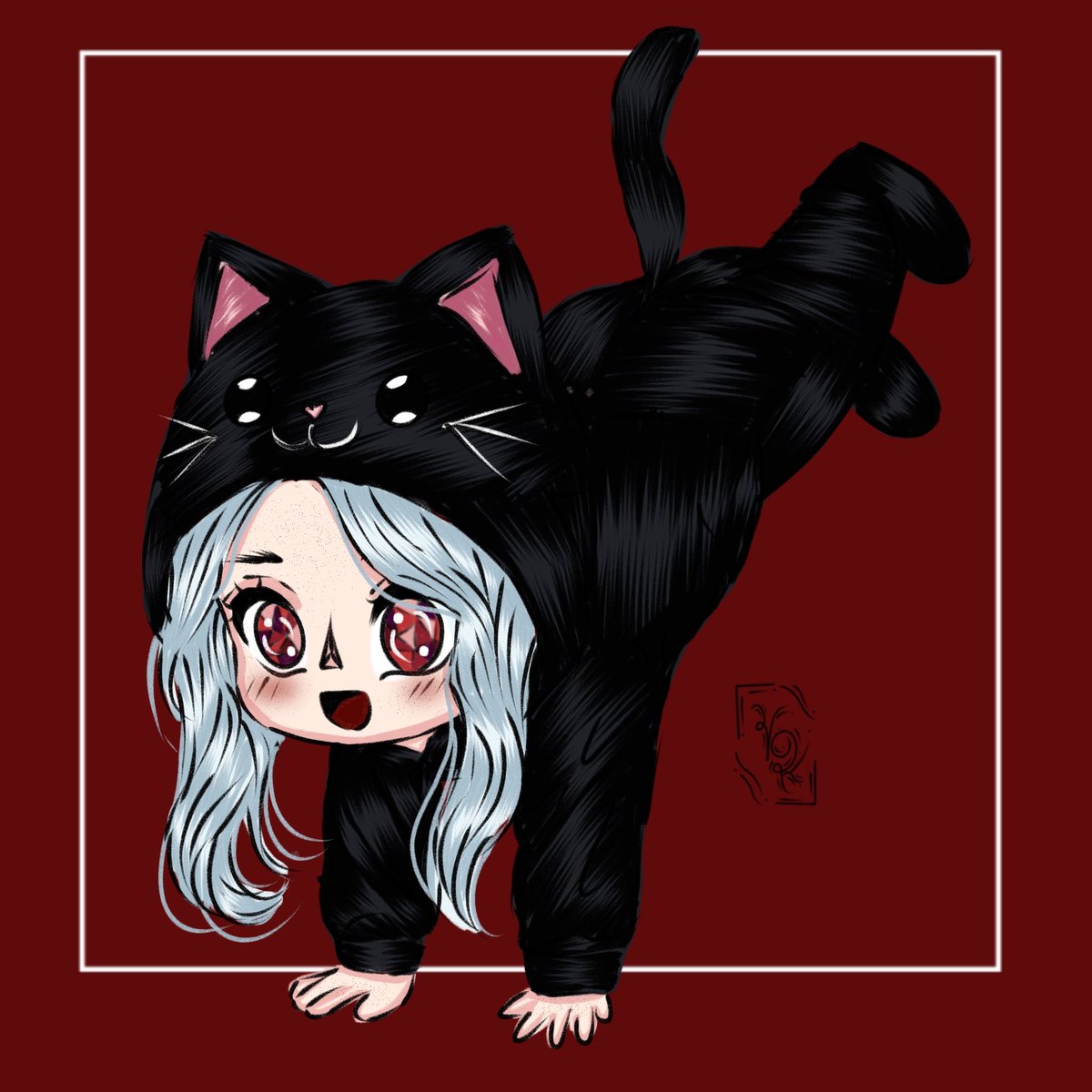 ☁️{Fanart~ Oc Lumine}☁️

☁️ Estamos no final das Gatinhas uma das últimas é a Lumine da <a href="/Rockatdisco/">Baby | au no fix 📌</a>.
Bom espero que gostem💕✨️💕✨️
#adtwt #cdmtwt #mcltwt #mcledit