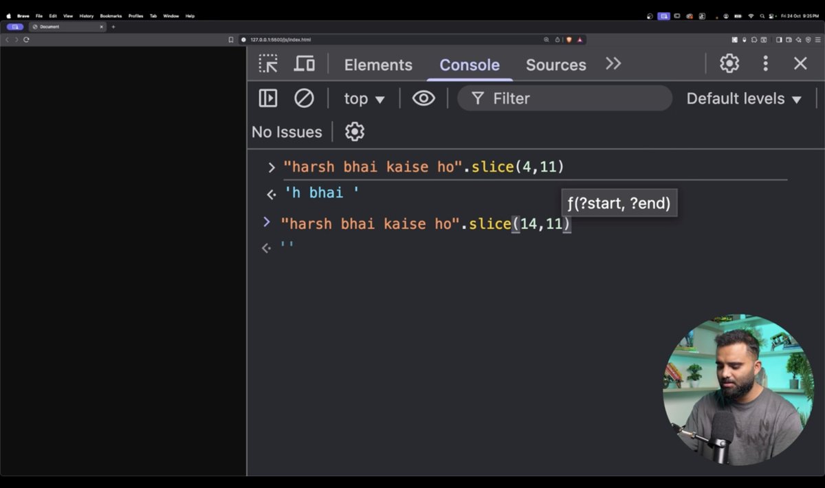 devHamza03's tweet image. 📅 Day 27 of Cohort 2.0 | @sheryians_ 
Started my JavaScript journey! 💛
Learned:
👉 Intro to JS
👉 Why it’s important
👉 var, let, const
👉 Console, prompt, alert
👉 Strings, slice, template, split, replace & includes
Excited for what’s next! ⚡
#JavaScript #Frontend #Coding