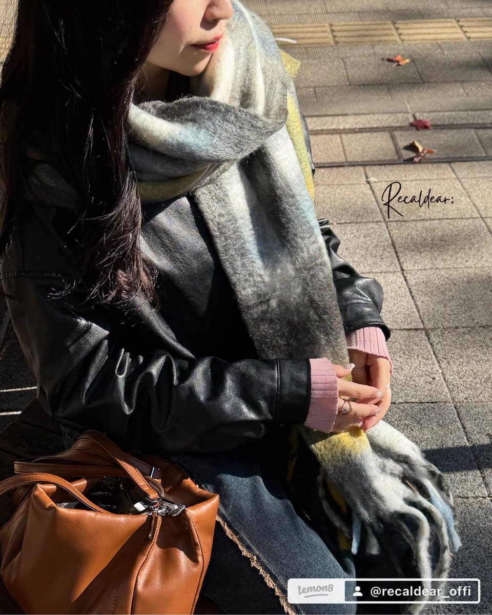recaldear_offi's tweet photo. 巻くだけで“映えマフラー”🧣🎀
価格 ¥3,000／2色展開
リボン巻きで小顔効果🎀

#Recaldear #マフラー #冬ファッション #ストール #群馬 #高崎 #撮影 https://t.co/ObSEMWb2us