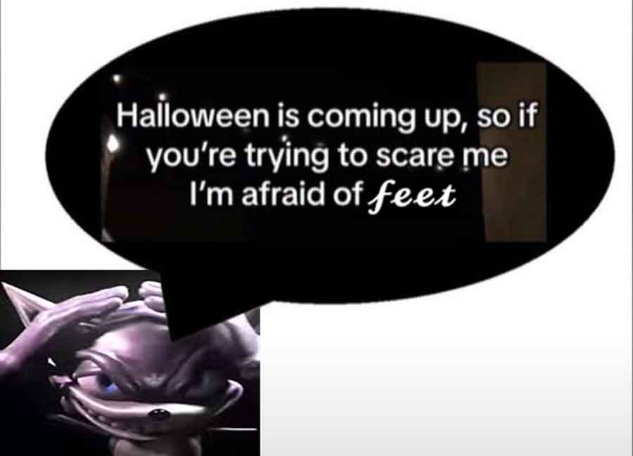 ZestySonicSol's tweet image. Show me your best feet costumes.