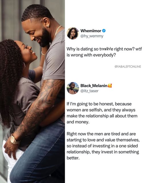 yabaleftonline's tweet image. Lady shares her opinion as to why things are not looking so good in the dating world currently.