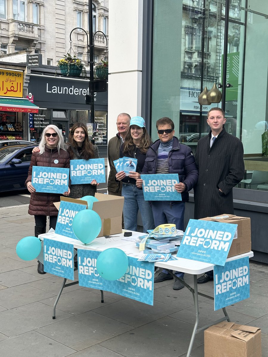 Reform <a href="/reformparty_uk/">Reform UK</a> Stall in Westminster 

Action Day- Reform UK Membership Day 

Laila <a href="/policylaila/">Laila Cunningham</a> <a href="/TarunGhulati/">TarunGhulati</a> and other reformers 

Our 260,000 Members are growing 

Thank you <a href="/Nigel_Farage/">Nigel Farage MP</a> <a href="/TiceRichard/">Richard Tice MP 🇬🇧</a> <a href="/LeeAndersonMP_/">Lee Anderson MP</a> <a href="/ZiaYusufUK/">Zia Yusuf</a> <a href="/drdavidbull/">Dr David Bull</a> <a href="/SarahForRuncorn/">Sarah Pochin MP</a>