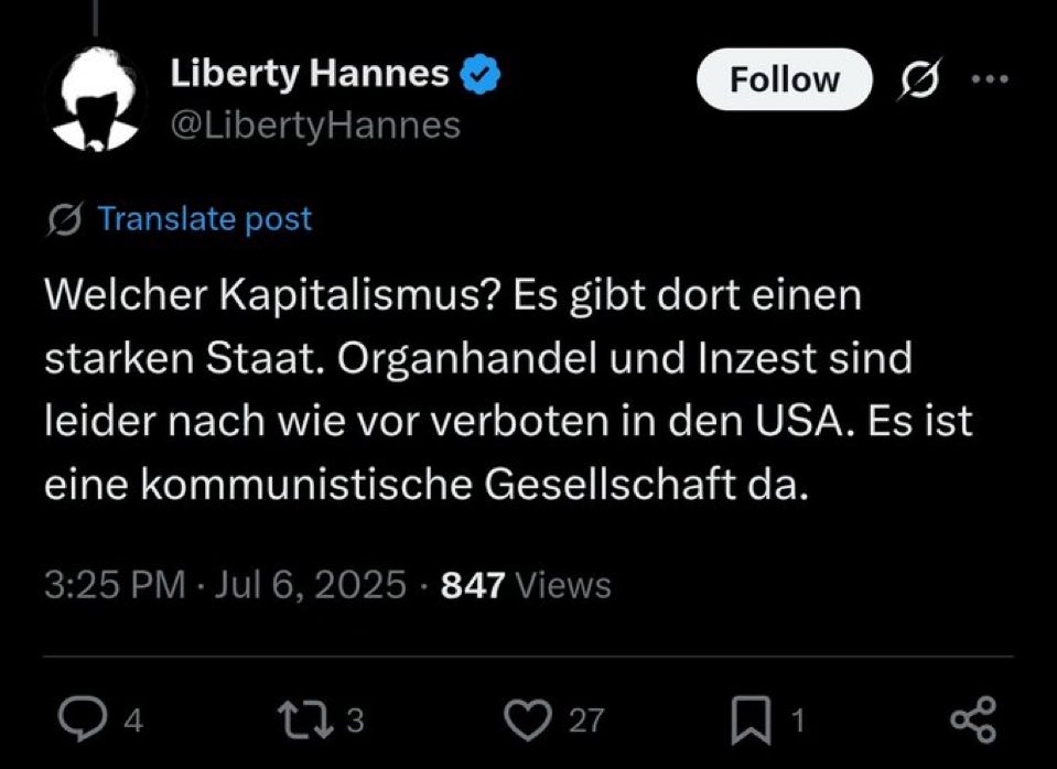 Kidtoyung's tweet image. KOMMUNISMUS IST WENN DU NICHT DEINE SCHWESTER FICKEN DARFST