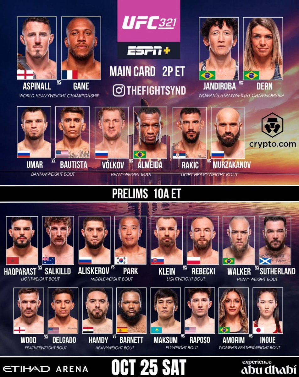 FeezyFbaby_'s tweet image. 100 Likes &amp;amp; 50 RTs to post the Full Card Prediction 🐪 💫 

We got ourselves an Early card today, fights start at 9 AM CT. Picks have been posted in the @TrophiesDiscord . 

I got promo codes ready for new or existing members just message me! #UFC321