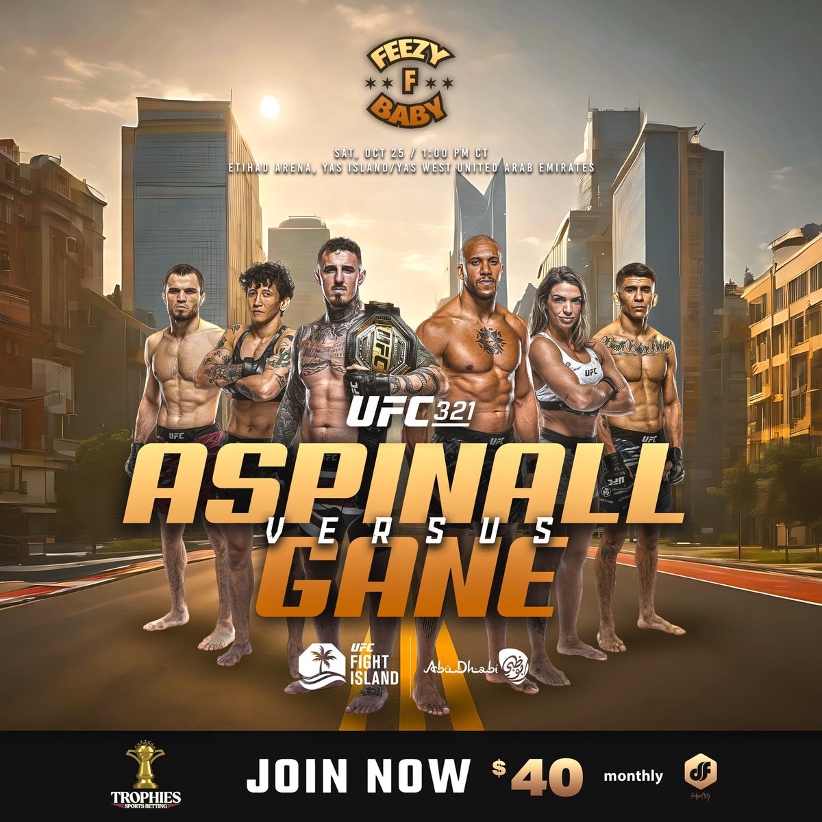 FeezyFbaby_'s tweet image. 100 Likes &amp;amp; 50 RTs to post the Full Card Prediction 🐪 💫 

We got ourselves an Early card today, fights start at 9 AM CT. Picks have been posted in the @TrophiesDiscord . 

I got promo codes ready for new or existing members just message me! #UFC321