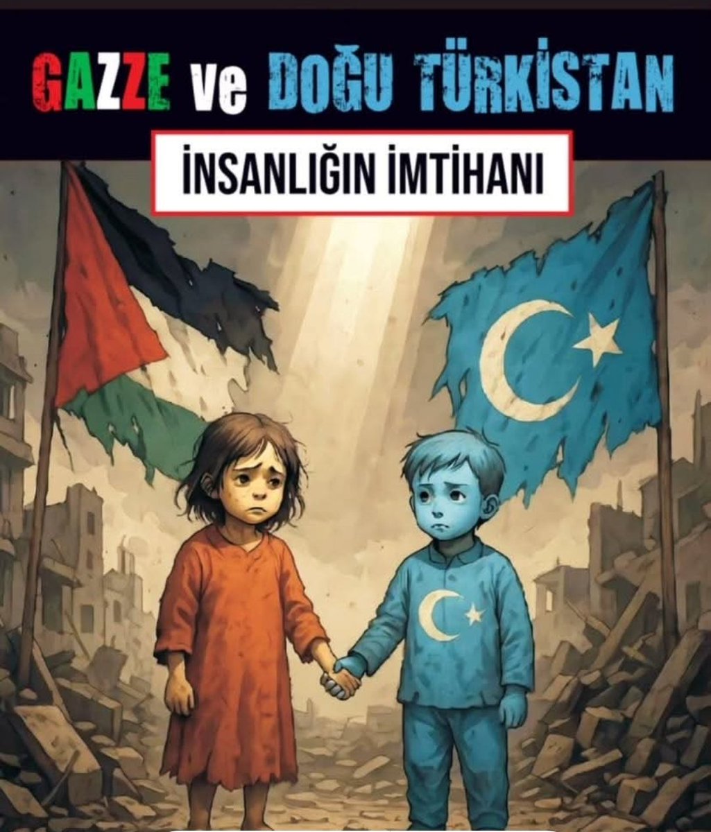 Sen bu yazıyı okuduğun sırada, Doğu Türkistan'da  bir çocuk, ölmemek için dua ediyor.  🇹🇷🇵🇸

Doğu Türkistan'ın sesi ol, dünyaya duyur. 🌍

 #FreeTurkistan #FreeTurkistan
#FreePalestine. #GazzeyeYardım
#SonDakika #deprem #Sallandık