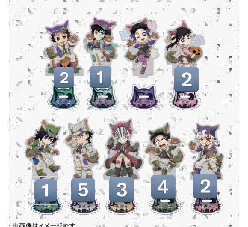 アクスタ20の結果。
しのぶさんは？え？見間違えたかな！？
そうよね！？20買ったんよ！？