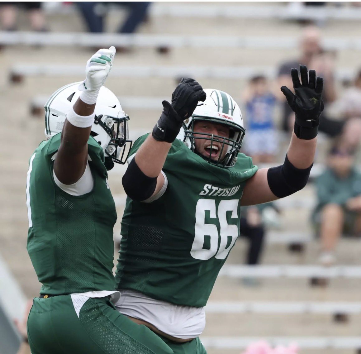 Excited for my game day visit <a href="/StetsonFootball/">Stetson Football</a> today! 
<a href="/_CoachWallace/">Kyle Wallace</a> <a href="/CoachDodson13/">Coach Dodson 🏈 🗺️🧗🏿‍♂️🏆</a> <a href="/KevinCreehan/">Kevin Creehan</a> <a href="/JPIISports/">JPII Athletics</a>
