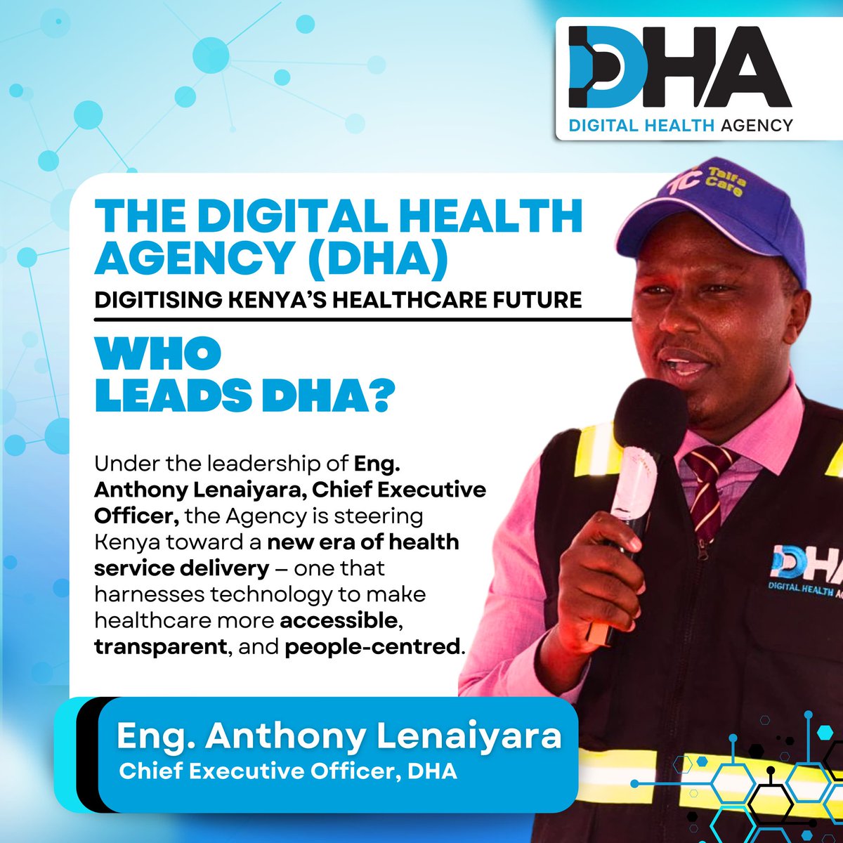𝐃𝐲𝐧𝐚𝐬𝐭𝐲_045 🇰🇪🇺🇸 (@kevo_atandi) on Twitter photo Eng. Anthony Lenaiyara’s leadership at DHA embodies innovation, integrity, and inclusion powering Kenya’s journey toward a fully digital health future.
DHA #DigitalHealthAgency Future Ni Mneti Eng. Anthony Lenaiyara’s leadership at DHA embodies innovation, integrity, and inclusion powering Kenya’s journey toward a fully digital health future.
DHA #DigitalHealthAgency Future Ni Mneti