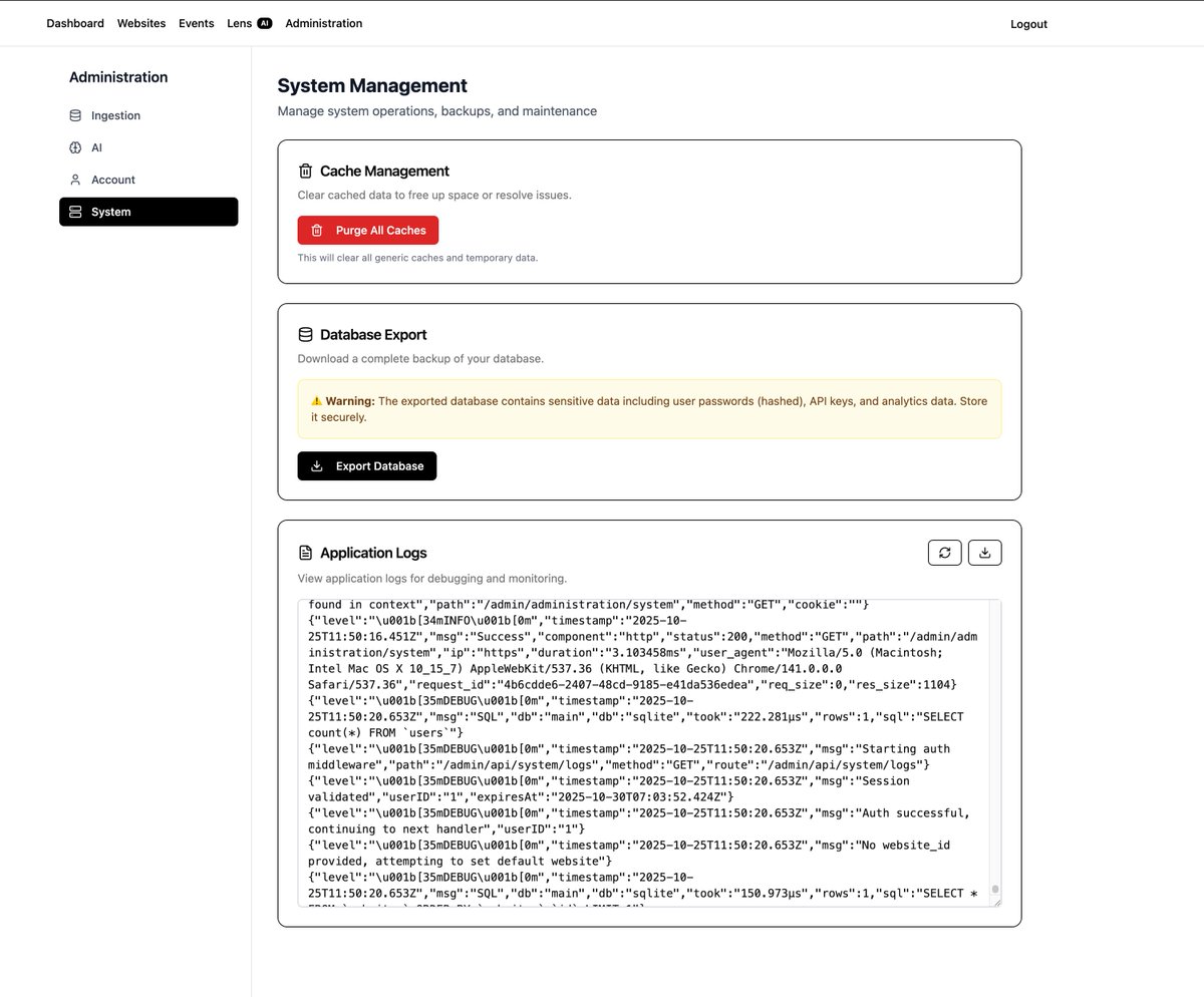 karloscodes's tweet image. Administration area
Settings have been reorganized into a dedicated Administration space with a System Management hub.