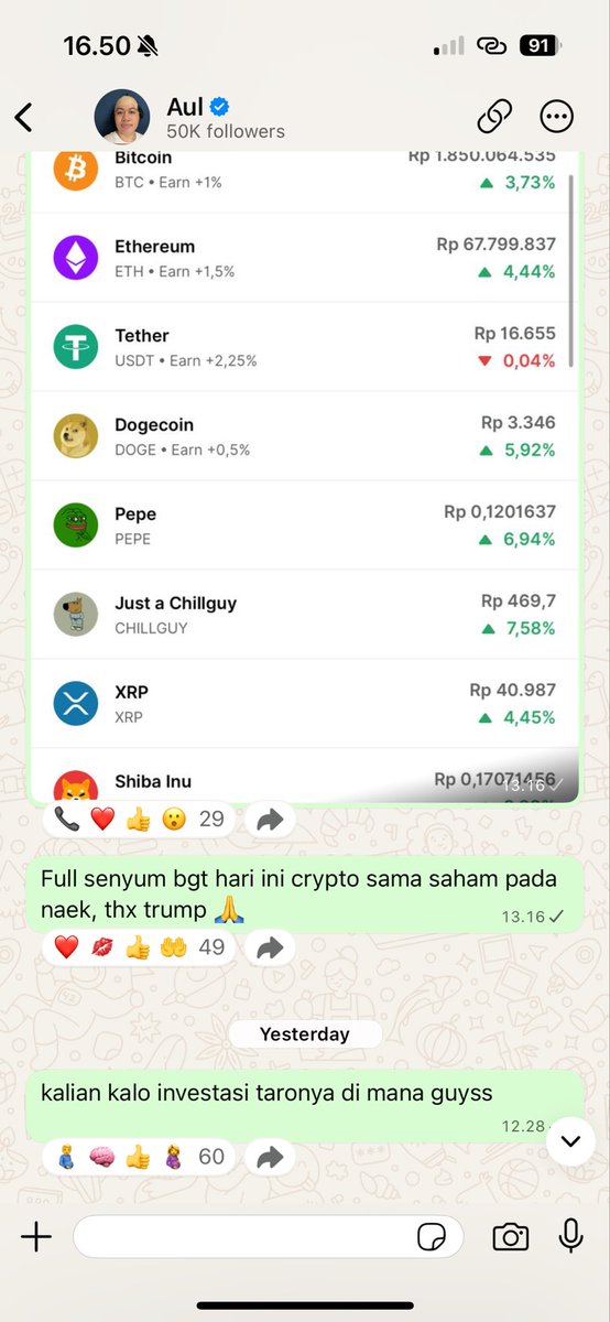 aultutorialidup's tweet image. bahas crypto dikit di wa channel malah dikira penipu 😭 se gak meyakinkan itu kah muka gue? 😭