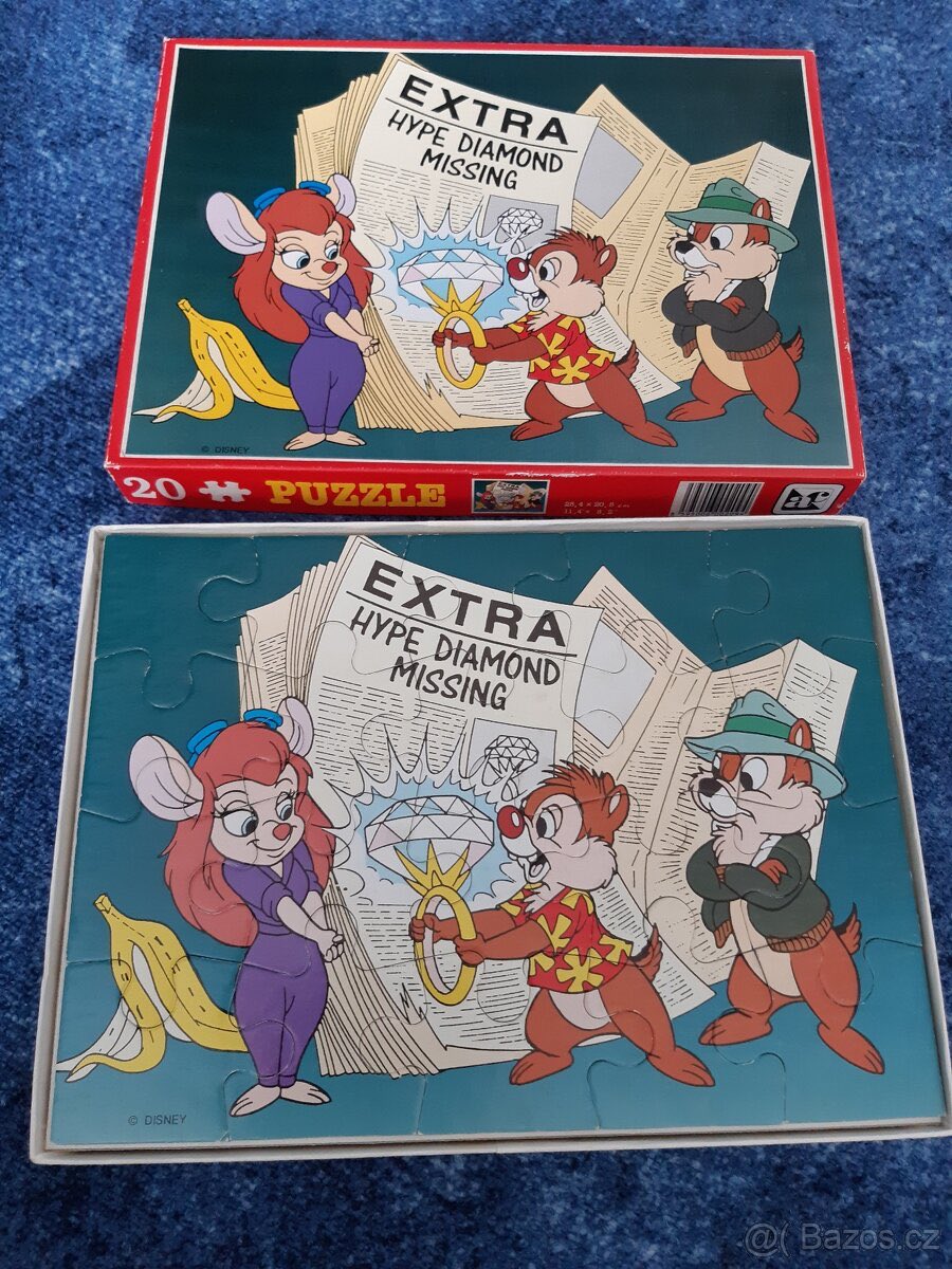 Cooleach's tweet image. После новостей об ограблении Лувра вспомнил о рекламе с Чипом и Дейлом из начала 90-х. Меня завораживало словосочетание «Роза Помпадур», хотелось узнать, что это, но истории не было ни в комиксах, ни в мульте. Выяснил, что это просто промо-арт, в оригинале был Hype Diamond.