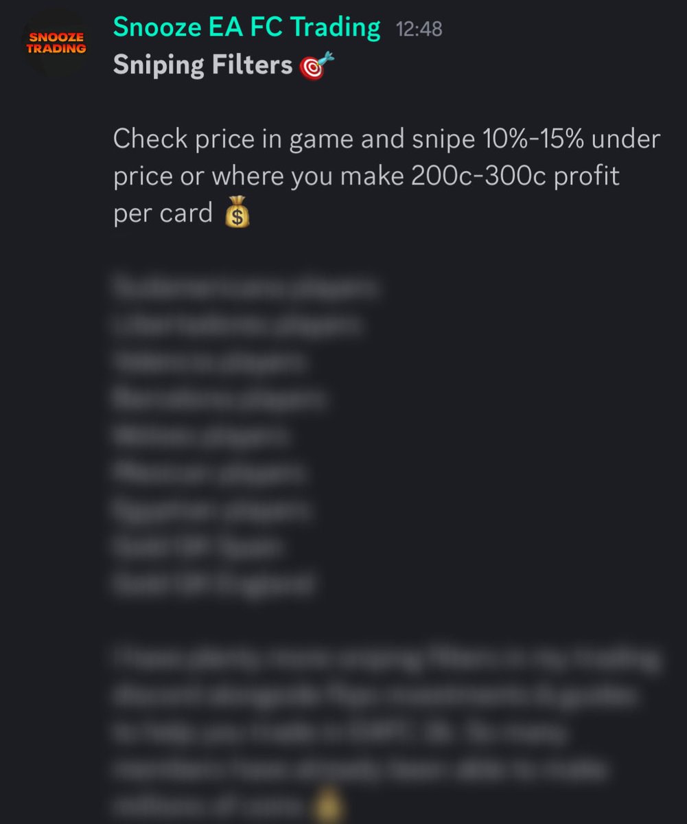 These sniping filters will help you make coins on EAFC 26 🎯

I’ll send them to everyone who ❤️ + 🔁 this post!