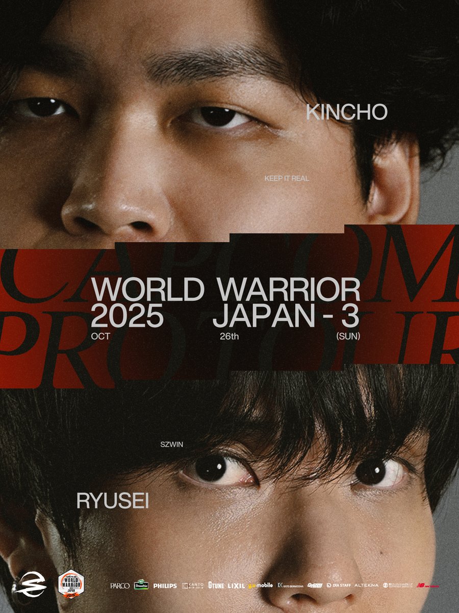 ❤️‍🔥STREET FIGHTER6 Div.

CPTワールドウォリアー日本大会 第3回大会
🇯🇵 10.26(Sun) 12:00~

RYUSEI｜Kincho

1戦1戦、超集中。

🎥twitch.tv/capcomfighters…
📝scarz.net/news/25102502/

#SF6 #SZWIN