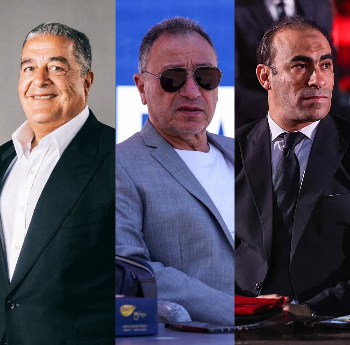 #الخطيب كمل لرفع الحرج عن ياسين منصور وسيد عبد الحفيظ لكن هما ال هيكونوا مسئولين بنسبة كبيرة 
يبقي انت كسبت ان اسم الخطيب موجود وبتجهز سيد بالتدرج الطبيعي لرئاسة النادي وياسين منصور عشان يبقي رئيس النادي القادم
أقوي قائمة هتكون في تاريخ الاهلي