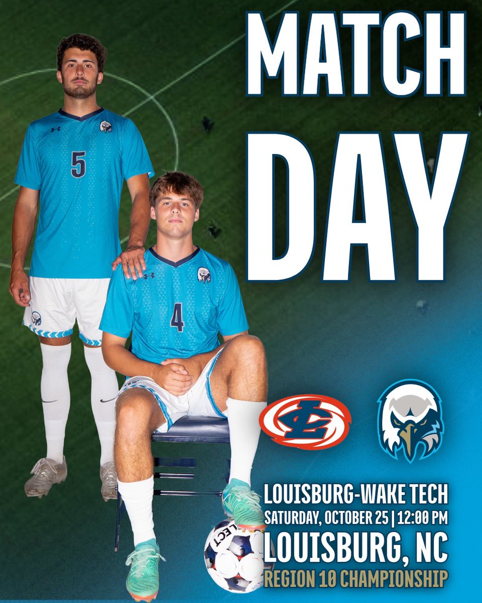 ⚽️ MATCH DAY
🏆 Region 10 Championship
🆚 Louisburg
🕛 12:00 PM
📍 Louisburg, NC